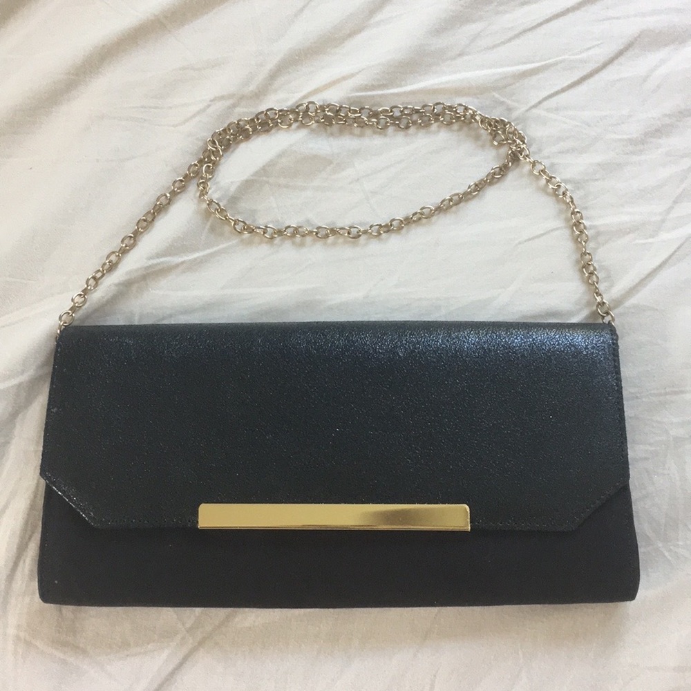 Aldo Classy Suede and Leather Clutch